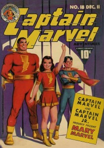 Vintage Captain Marvel Comic Book